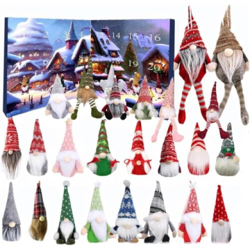 Gnome Advent Calendar 2024 for Christmas Countdown