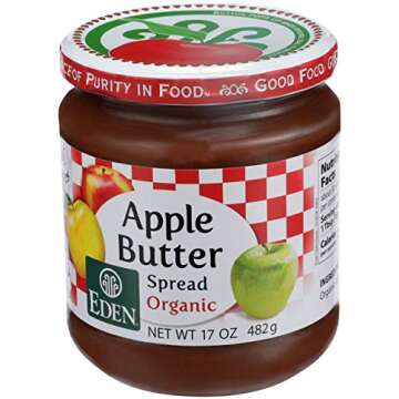 Eden Organic Apple Butter No Sugar Added 17 oz