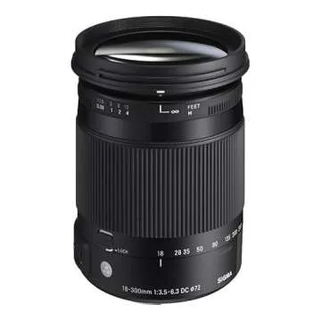 Sigma 18-300mm F3.5-6.3 Contemporary DC Macro OS HSM Lens for Canon