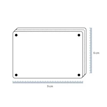 Acrylic Fridge Magnetic Frames for Instax Mini Photos Pack of 5