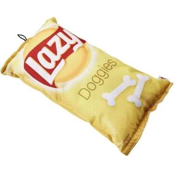 SPOT 68054588: Toy Fun Food Lazy Doggie Chips 14In, Large Breeds