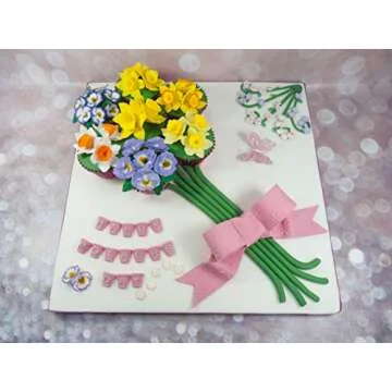 Katy Sue Flowers Silicone Mold for Cake Decorating and Craft