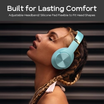 DOQAUS Bluetooth Headphones 90H Playtime ANC EQ Modes