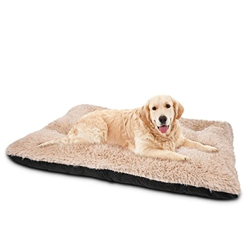 JOEJOY Large Dog Bed Crate Pad, Ultra Soft Calming Dog Crate Bed Washable Anti-Slip Kennel Crate Mat...