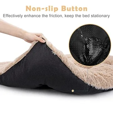 Comfortable JOEJOY Large Dog Bed Crate Pad for All Breeds