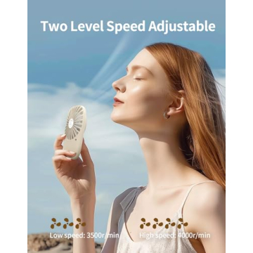 Aluan Mini Handheld Fan - Portable Cooling Solution