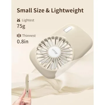 Aluan Mini Handheld Fan - Portable Cooling Solution