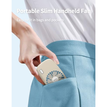 Aluan Mini Handheld Fan - Portable Cooling Solution