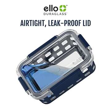 Ello Duraglass Meal Prep & Leak-Proof Condiment Containers