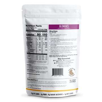 Good Dees Low Carb Baking Mix, Chocolate Brownie Mix, Keto Baking Mix, No Sugar Added, Gluten Free, Grain-Free, Nut-Free, Soy-Free, Diabetic, Atkins & WW Friendly (1g Net Carbs, 12 Servings) (Regular)