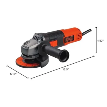 Affordable BLACK+DECKER Angle Grinder for DIY Enthusiasts