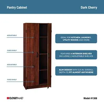 ClosetMaid 1556 Pantry Cabinet, Espresso