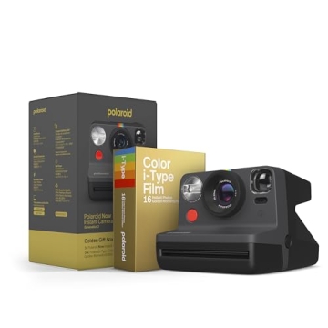 Polaroid Now 2nd Generation I-Type Instant Camera & Golden Moments Film Bundle