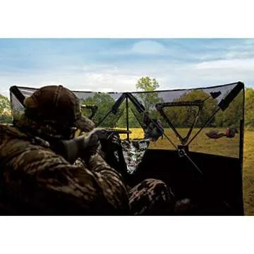 Primos Hunting Double Bull Stakeout Blind with SurroundView - Portable & Lightweight