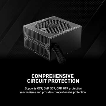 MSI MAG A550BN 80 Plus Bronze 550W Gaming Power Supply