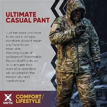 Vertx Recon Shell Tactical Pants - Windproof & Waterproof