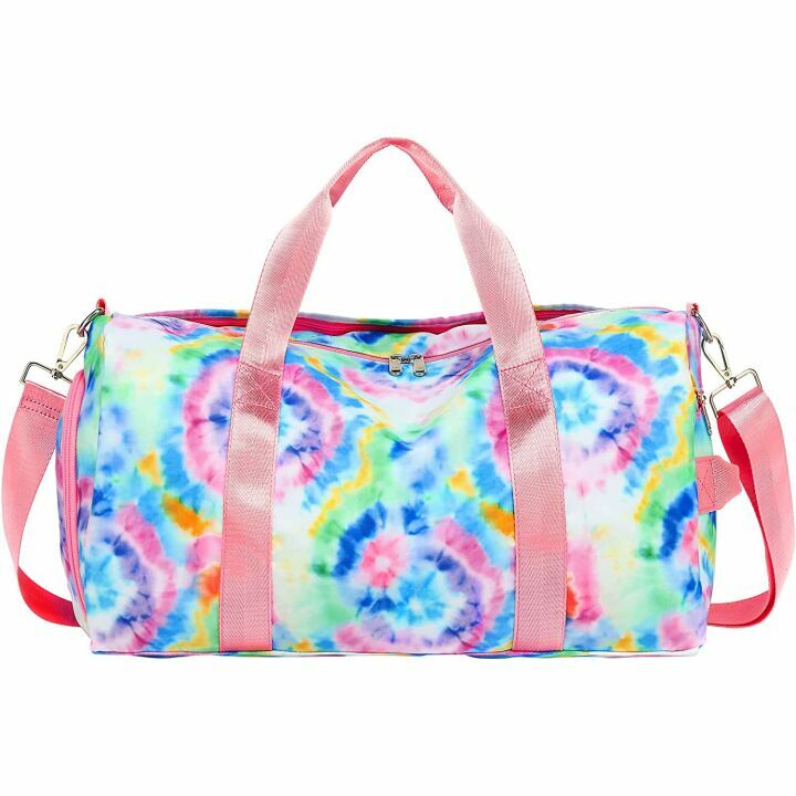 Tie Dye-Blue Duffle Bag for Sports & Weekend Getaways