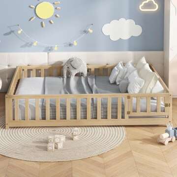 Bellemave Montessori Floor Bed for Kids – Safe & Versatile