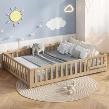 Bellemave Montessori Floor Bed for Kids – Safe & Versatile