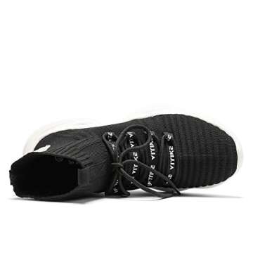 ASHION Women Walking Shoes Slip On Shoes Mesh Platform Air Cushion Atheletic Shoes