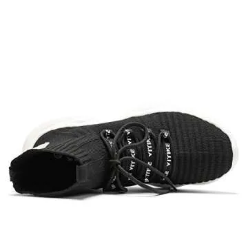 ASHION Women Walking Shoes Slip On Shoes Mesh Platform Air Cushion Atheletic Shoes