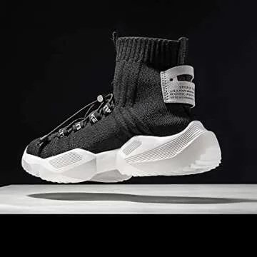 ASHION Women Walking Shoes Slip On Shoes Mesh Platform Air Cushion Atheletic Shoes