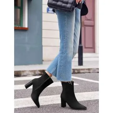 Coutgo Womens Ankle Boots - Comfortable & Stylish Footwear