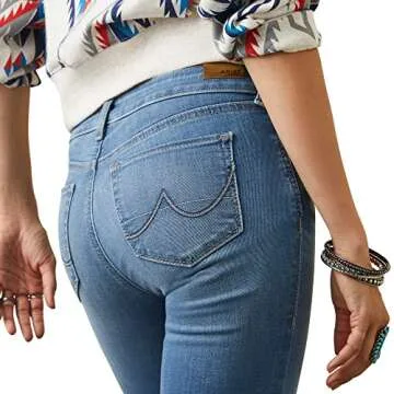 ARIAT Women's Perfect Rise Ultra Stretch Katie Flare Jean Maya