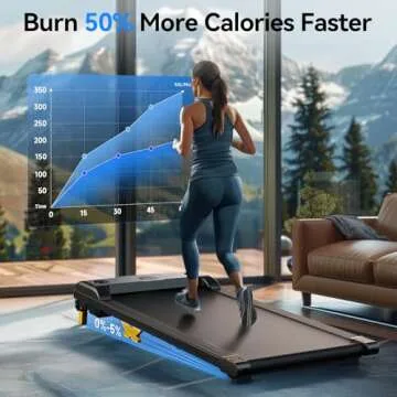 Servfit Walking Pad, 2.5HP Under Desk Treadmill for Home, 3 in 1 Portable Treadmill with Remote Control, LED Display, Hidden Safety Switch, Mini Walking Jogging Machine for Home Office