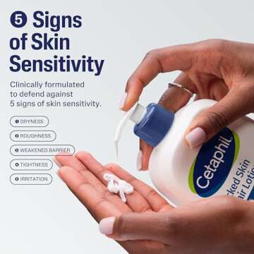 Cetaphil Cracked Skin Repair Lotion, 16 oz, For Very Rough & Cracked, Sensitive Skin, 24 Hour Hydration, Protects & Hydrates Cracked Skin, Hypoallergenic, Fragrance Free