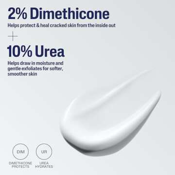 Cetaphil Cracked Skin Repair Lotion, 16 oz, For Very Rough & Cracked, Sensitive Skin, 24 Hour Hydration, Protects & Hydrates Cracked Skin, Hypoallergenic, Fragrance Free