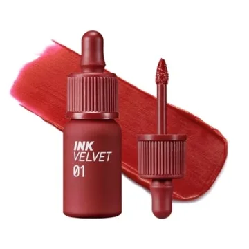 Peripera Ink the Velvet Lip Tint - High Pigment, Longwear, Creamy Texture in Good Brick
