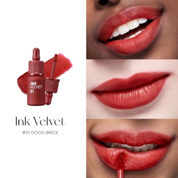 Peripera Ink the Velvet Lip Tint, Longwear, Vegan & 001 Good Brick