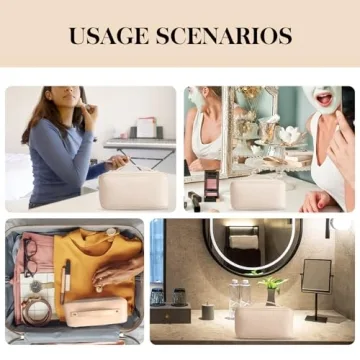 Abiudeng Travel Makeup Bag Set for Essential Beauty Organization