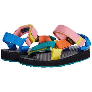 Teva Original Universal Sandal, 90s Multi, 1 US Unisex Little Kid