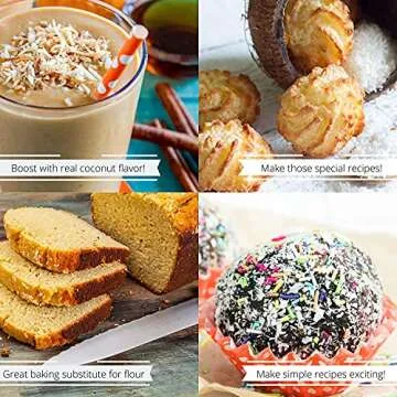 Gourmet Macaroon Ground Coconut by Its Delish – 1 LB – Raw, Unsweetened, Natural & Gluten-Free Coconut Flour