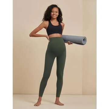 Maternity Yoga Pants Soft Active Wear with Pockets
