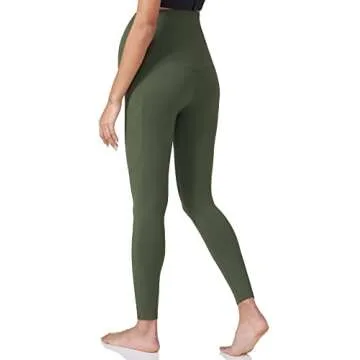 Maternity Yoga Pants Soft Active Wear with Pockets