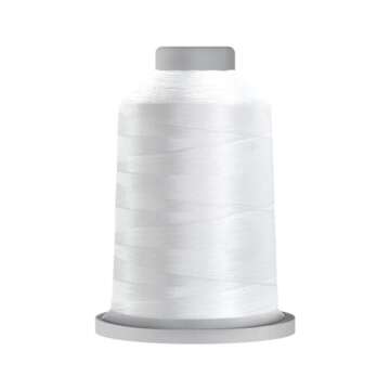 Glide Thread Trilobal Polyester No. 40-5000 Meter Spool - 10002 Super White