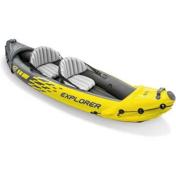 Explorer K2 Inflatable 2-Person Kayak Set with Oars
