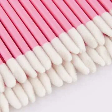 Vaincre Pink Lip Wands 500PCS - Disposable Applicators