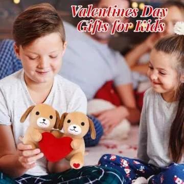 ZeffuLyne Valentines Plush Cute Dog Stuffed Animal