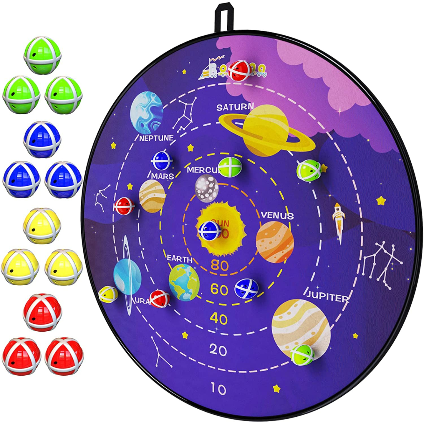 BooTaa 29" Kids Dart Board - Indoor & Outdoor Fun