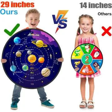 BooTaa 29" Kids Dart Board - Indoor & Outdoor Fun