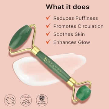 Beauty by Earth Jade Roller for Skincare - Perfect Gift for Women