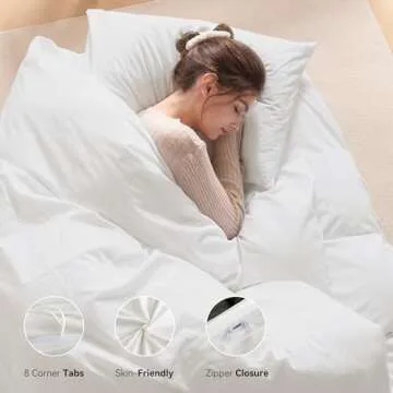 Ventidora 2 Piece Duvet Cover Set Twin Size,100% Organic Washed Cotton Linen Feel Like Textured, Luxury Soft and Breatheable Bedding Set with Zipper Closure(1 Comforter Cover +1 Pillowcases)