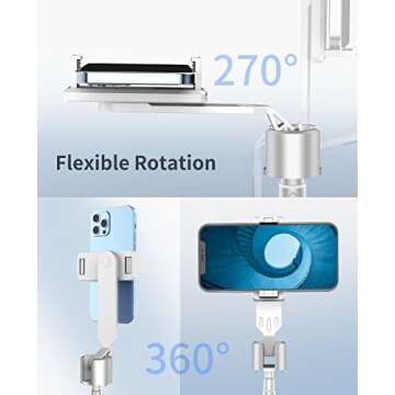 Tupwoon 43 Inch Portable Selfie Stick Tripod with Remote