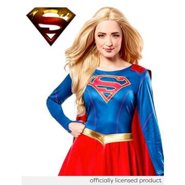 Rubies Supergirl Television Show Costume Dress - Medium, for Halloween and Themed Parties