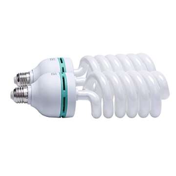 G-raphy CFL Photography 150W Bulbs with 5500K Color Temperature for Photography & Video Studio Lighting