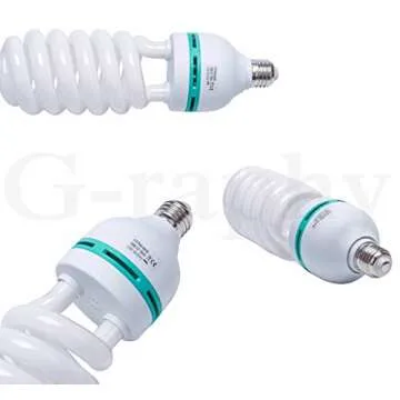 G-raphy CFL Photography 150W Bulbs with 5500K Color Temperature for Photography & Video Studio Lighting